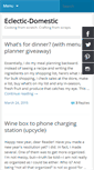Mobile Screenshot of eclectic-domestic.com